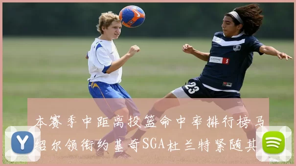 本赛季中距离投篮命中率排行榜马绍尔领衔约基奇SGA杜兰特紧随其后